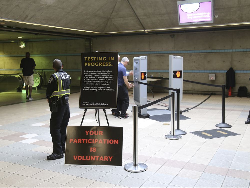 Los Angeles : premier métro américain équipé de scanners corporels